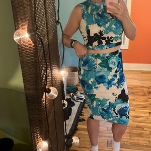 Top and skirt not a dress. Never worn.